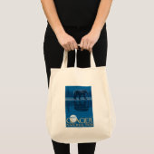Beer in Moonlight - Glacier National Park, MT Tote Bag (Voorkant (product))