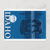 Beer in Moonlight - Idaho Briefkaart (Voorkant)
