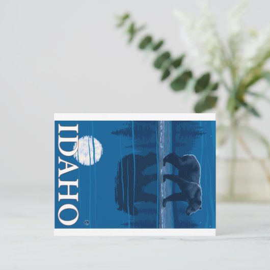 Beer in Moonlight - Idaho Briefkaart (Staand voorkant)