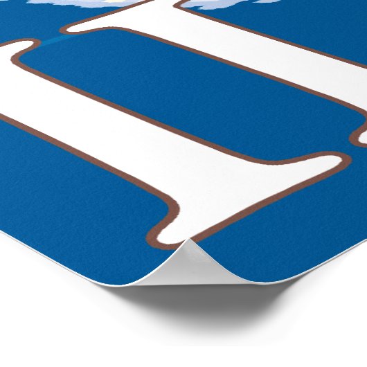 Beer in Moonlight - Idaho Poster (Hoek)