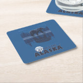 Beer in Moonlight - Latouche, Alaska Kartonnen Onderzetters (Schuin)