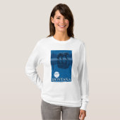 Beer in Moonlight - Montana T-shirt (Voorkant volledig)