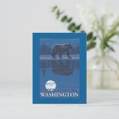 Beer in Moonlight - Mount Adams, Washington Briefkaart (Staand voorkant)