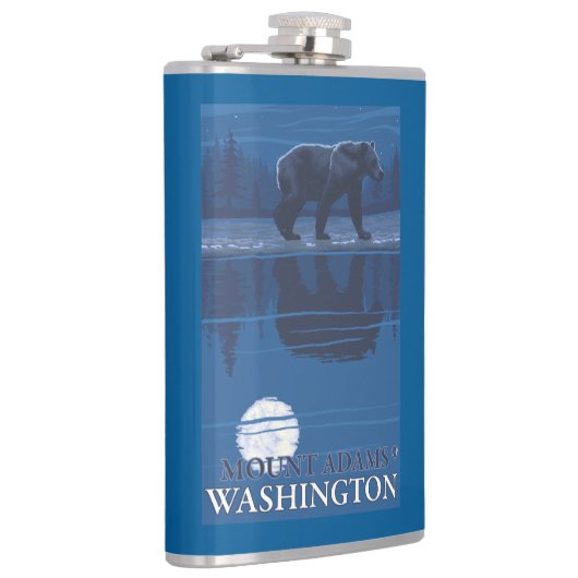 Beer in Moonlight - Mount Adams, Washington Heupfles (Rechts)