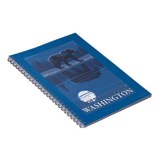 Beer in Moonlight - Mount Adams, Washington Notitieboek (Rechterzijde)