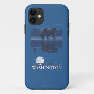 Beer in Moonlight - Mount Baker, Washington Case-Mate iPhone Case
