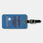 Beer in Moonlight - Mount Rainier, Washington Bagagelabel (Voorkant horizontaal)