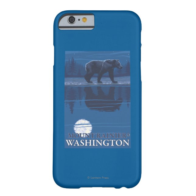Beer in Moonlight - Mount Rainier, Washington Case-Mate iPhone Case (Achterkant)