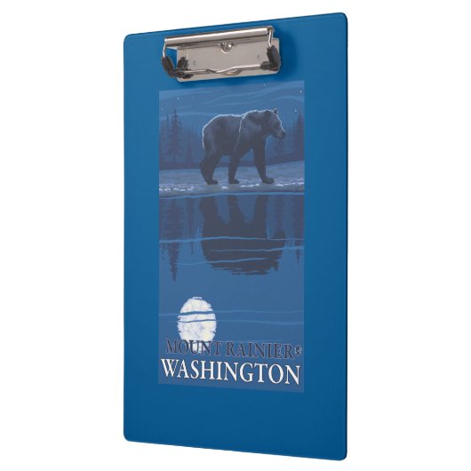 Beer in Moonlight - Mount Rainier, Washington Klembord (Links)