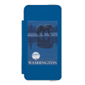 Beer in Moonlight - Mount St. Helens Incipio iPhone Portemonnee Hoesje (Voorkant Agenda)