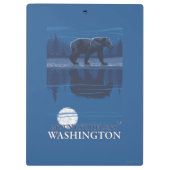 Beer in Moonlight - Mount St. Helens Klembord (Achterkant)