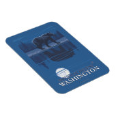 Beer in Moonlight - Mount St. Helens Magneet (Rechterzijde)