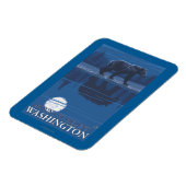 Beer in Moonlight - Mount St. Helens Magneet (Linkerzijde)