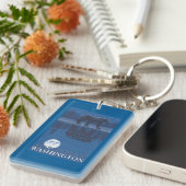 Beer in Moonlight - Mount St. Helens Sleutelhanger (Voorkant Rechts)