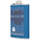 Beer in Moonlight - North Cascades, Washington Heupfles (Links)