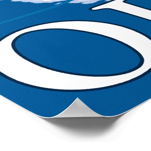 Beer in Moonlight - Oregon Poster (Hoek)