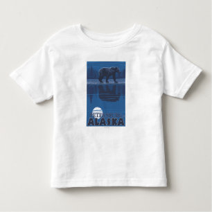 Beer in Moonlight - Petersburg, Alaska Kinder Shirts