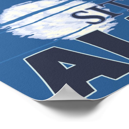 Beer in Moonlight - Sitka, Alaska Poster (Hoek)