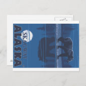 Beer in Moonlight - Skagway, Alaska Briefkaart (Voorkant / Achterkant)