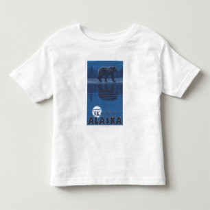 Beer in Moonlight - Skagway, Alaska Kinder Shirts