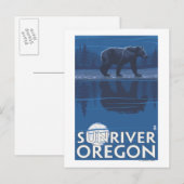 Beer in Moonlight - Sun River, Oregon Briefkaart (Voorkant / Achterkant)