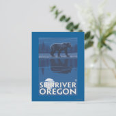 Beer in Moonlight - Sun River, Oregon Briefkaart (Staand voorkant)