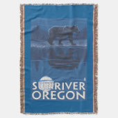 Beer in Moonlight - Sun River, Oregon Deken (Voorkant Verticaal)