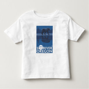 Beer in Moonlight - Sun River, Oregon Kinder Shirts