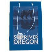 Beer in Moonlight - Sun River, Oregon Medium Cadeauzakje (Voorkant)