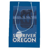 Beer in Moonlight - Sun River, Oregon Medium Cadeauzakje (Achterkant)