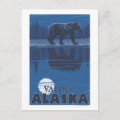 Beer in Moonlight - Valdez, Alaska Briefkaart (Voorkant)