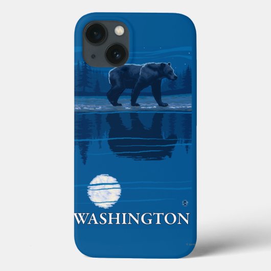 Beer in Moonlight - Washington Case-Mate iPhone Case (Achterkant)