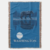 Beer in Moonlight - Washington Deken (Voorkant Verticaal)