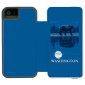 Beer in Moonlight - Washington Incipio iPhone Portemonnee Hoesje (Agenda Open)