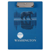 Beer in Moonlight - Washington Klembord (Voorkant)