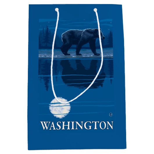 Beer in Moonlight - Washington Medium Cadeauzakje (Voorkant)