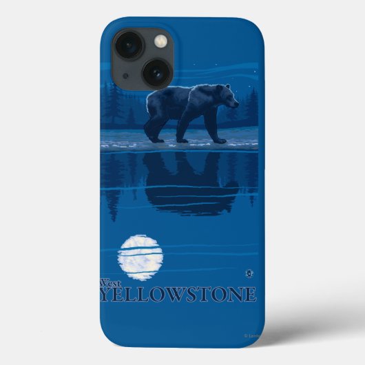 Beer in Moonlight - West Yellowstone, Montana Case-Mate iPhone Case (Achterkant)