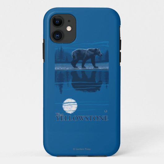 Beer in Moonlight - West Yellowstone, Montana Case-Mate iPhone Case (Achterkant)