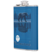 Beer in Moonlight - West Yellowstone, Montana Heupfles (Links)