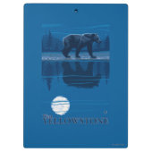 Beer in Moonlight - West Yellowstone, Montana Klembord (Achterkant)