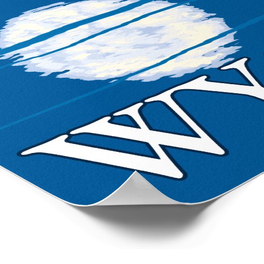 Beer in Moonlight - Wyoming Poster (Hoek)