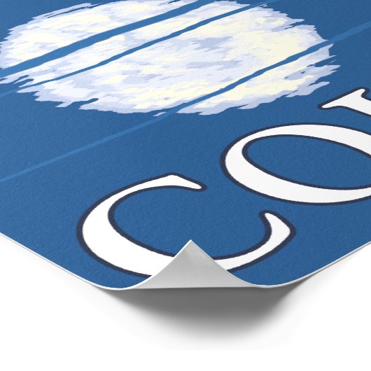 Beer in MoonlightColorado Poster (Hoek)