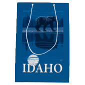 Beer in MoonlightIdahoVintage Travel Poster Medium Cadeauzakje (Achterkant)