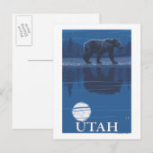 Beer in MoonlightUtah Briefkaart (Voorkant / Achterkant)