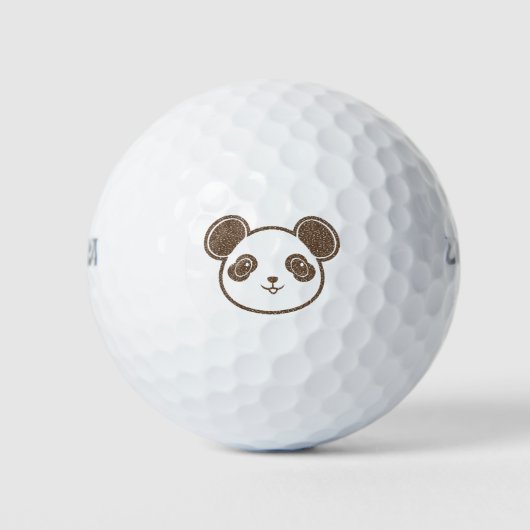 Beer in Panda Golfballen (Voorkant)