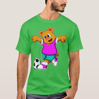 Beer in Sport met Voetbal T-shirt