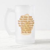 BEER in talen mok - kies stijl en kleur (Links)