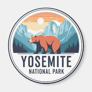Beer in Yosemite National Park Half Dome Magneet