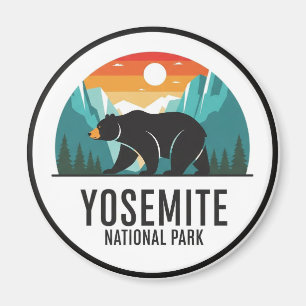 Beer in Yosemite National Park Half Dome Magneet