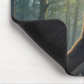 Beer in zomerse Bossen met wilde bloemen Muismat (Hoek)